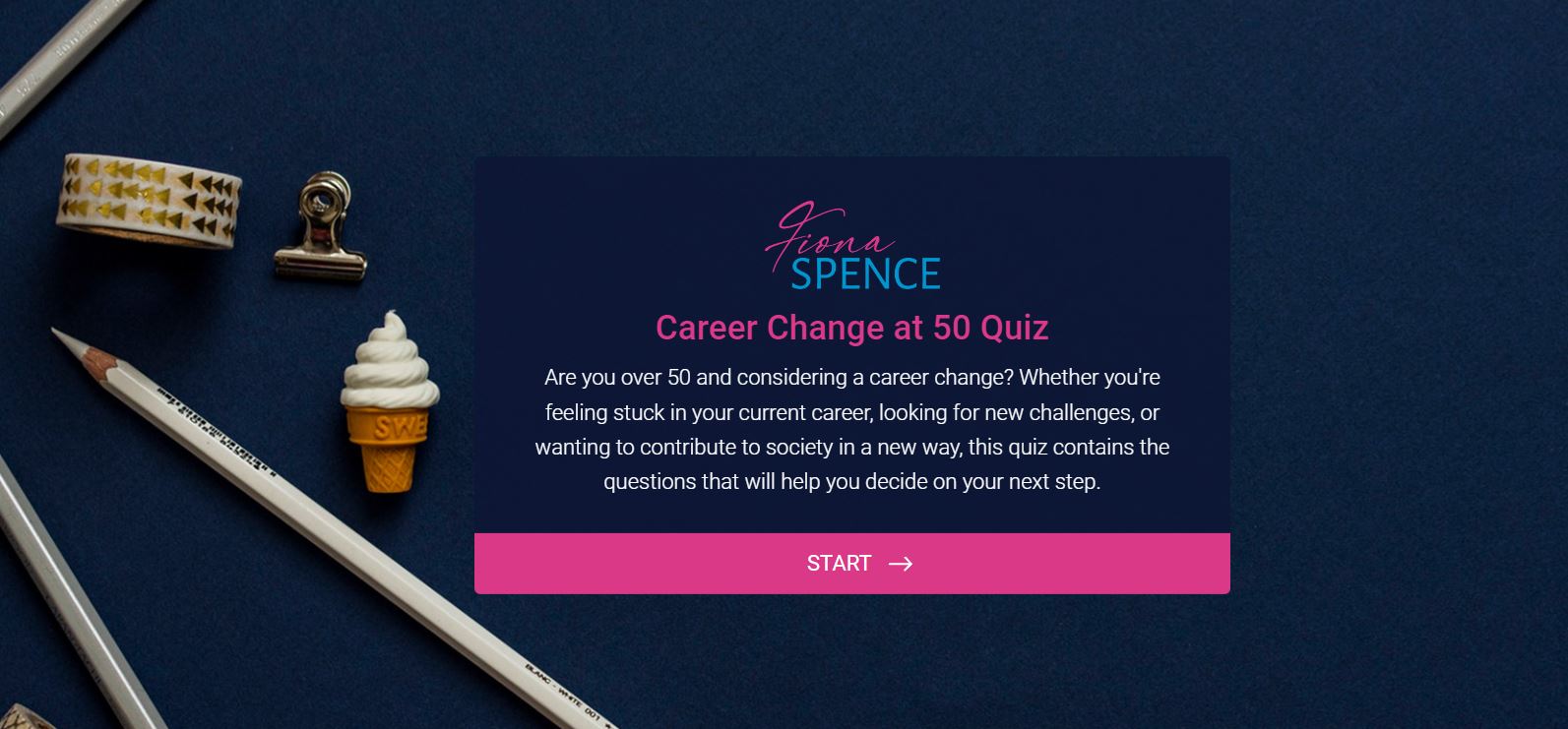 Career Change At 50 Quiz Fiona Spence Mindset Coach   Career Change At 50 Quiz Cover 